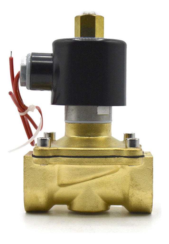 Válvula Solenoide Abierta Conexión De 1  220v (agua, Aire,)