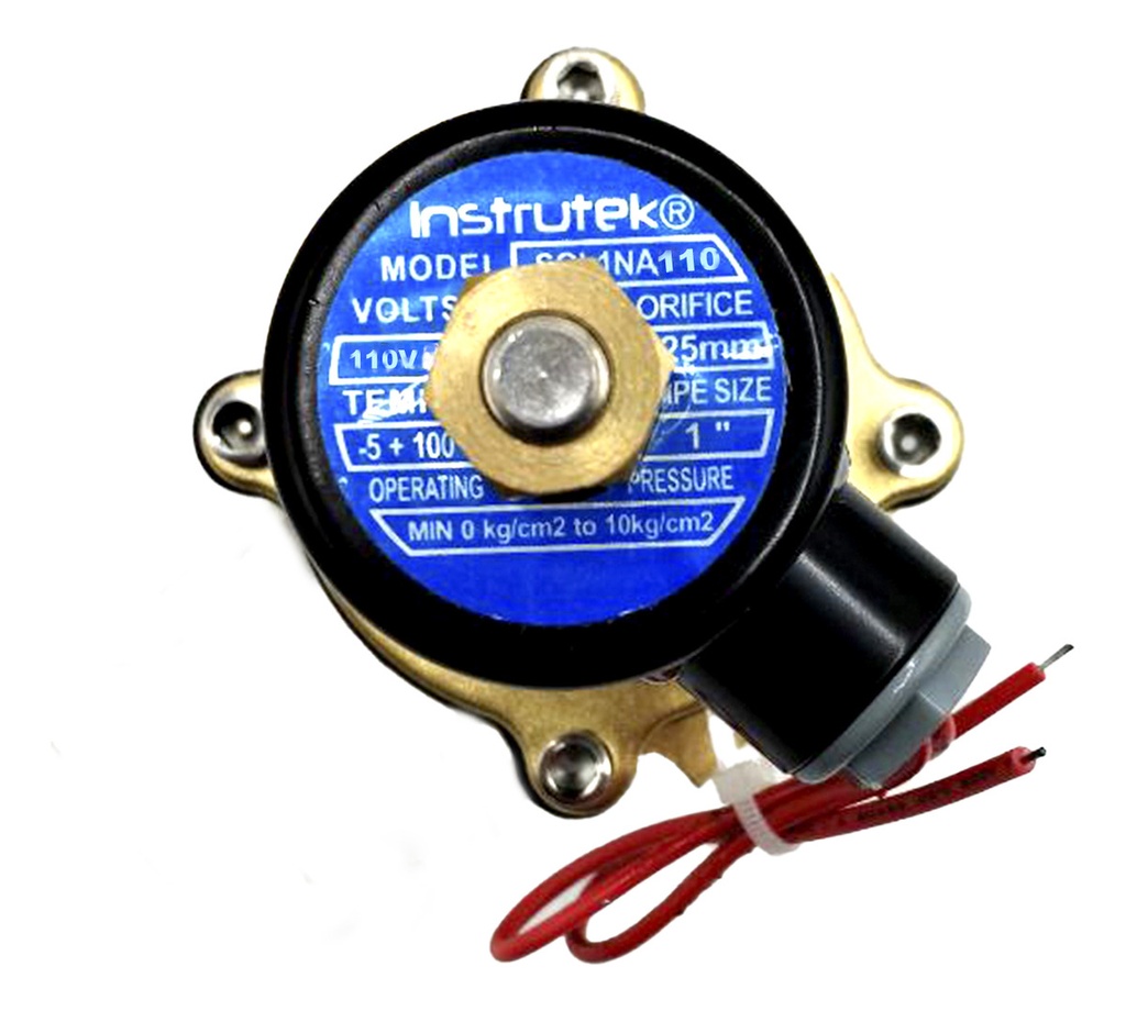 Válvula Solenoide Abierta Conexión De 1  220v (agua, Aire,)