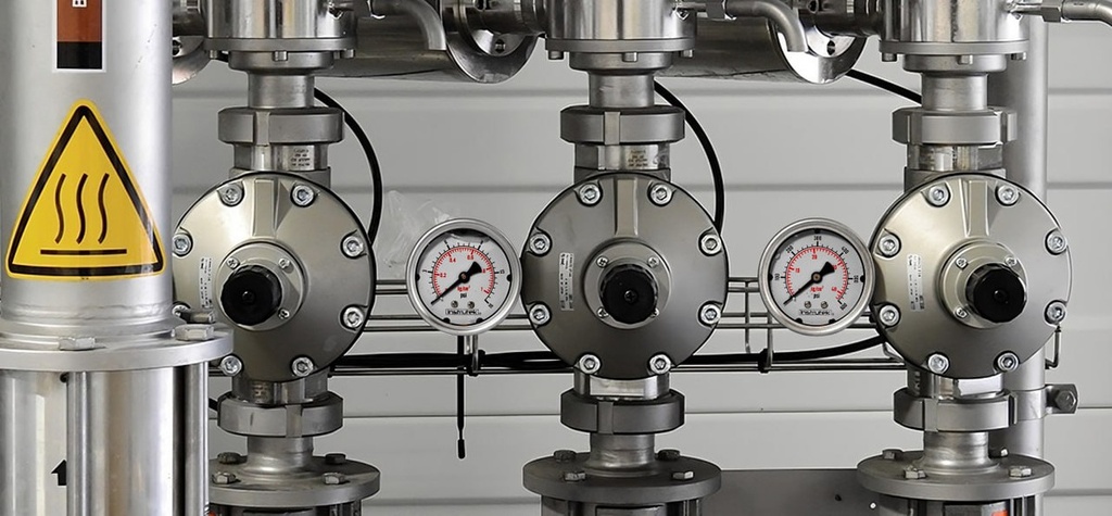 Manómetro Inox Glicerina 4 PLG, 60 Psi (aire, Agua)