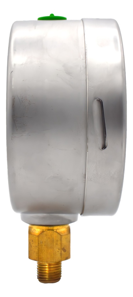 Manómetro Premium Inox Glicerina Carátula 4 PLG , 30 Psi