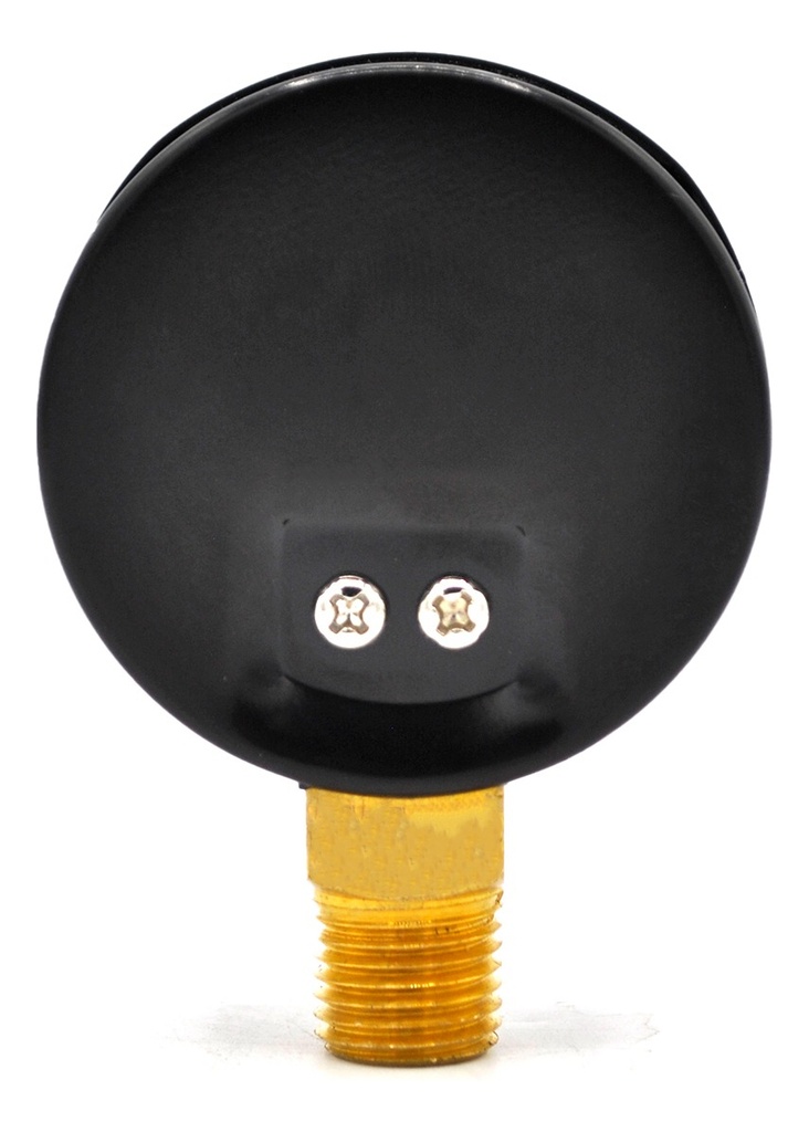 Manómetro Para Compresor Carátula 2, Conex Inf 1/4, 60 Psi