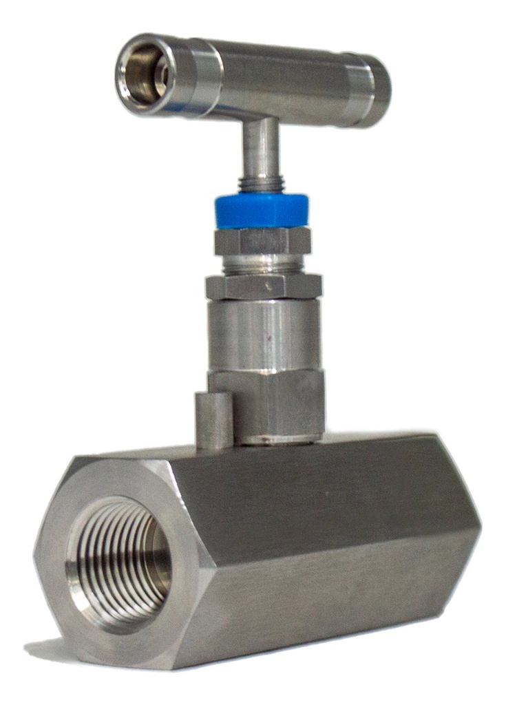 Válvula De Aguja Acero Inoxidable De 12 Para 10000 Psi