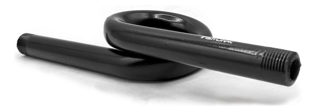 Sifón Cola De Cochino Recto Acero Al Carbón 1/2  Npt Macho