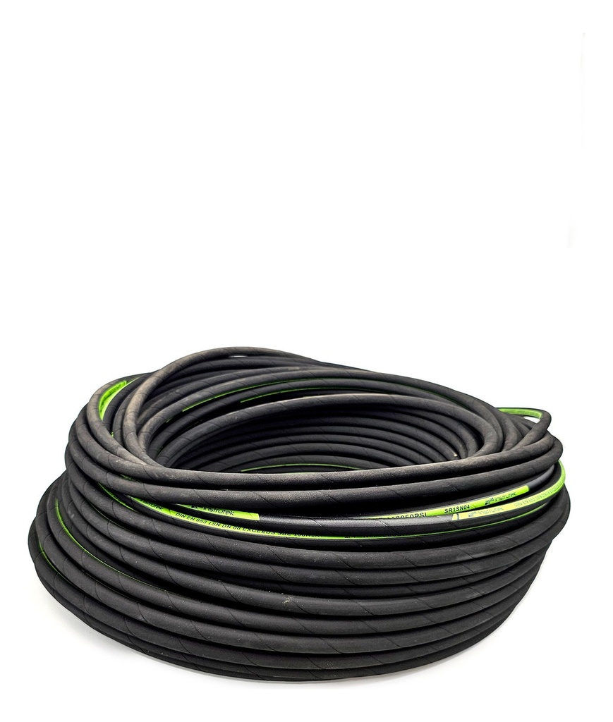 Manguera Hidraulica Para Riego, 1/4 , 100 Mts Negro