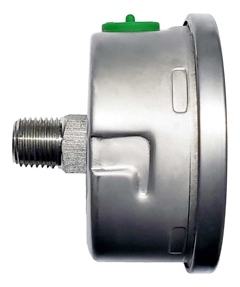 Manómetro Totalmente Inox Glicerina Carátula 2.5 PLG 600 Psi