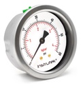 Manómetro Premium Inox Glicerina 2.5 PLG, 60 Psi