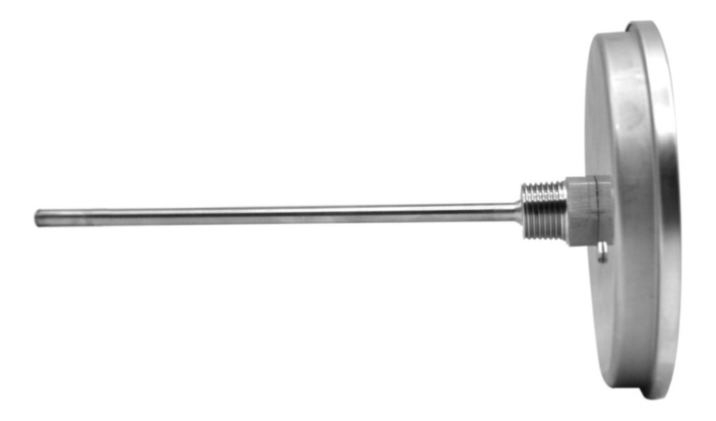 Termómetro Horno 5 PLG 0 A 150°c Vástago 6, Rosca 1/2 Npt