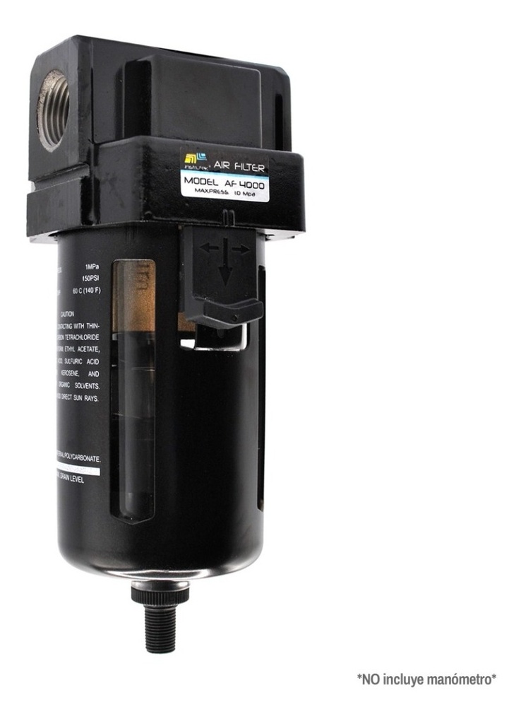 Filtro Separador De Humedad Con Dren Automático Conex 1/2