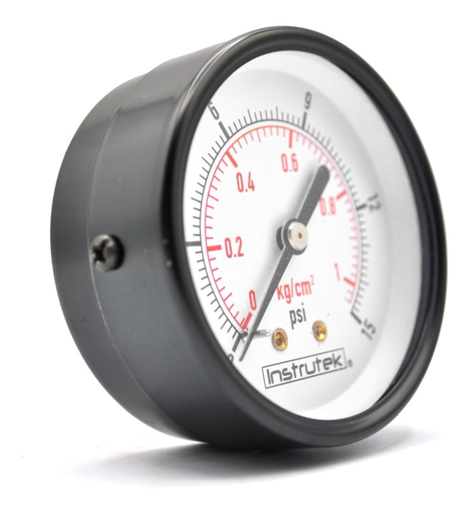 Manómetro Para Compresor Carátula 2.5 , 15 Psi (aire, Gas)