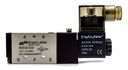 Electroválvula 5/2 vías, puertos de 1/4" NPT AC220V