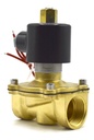 Válvula Solenoide Abierta Conexión De 1  220v (agua, Aire,)
