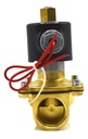 Válvula Solenoide Abierta Conexión De 1  220v (agua, Aire,)