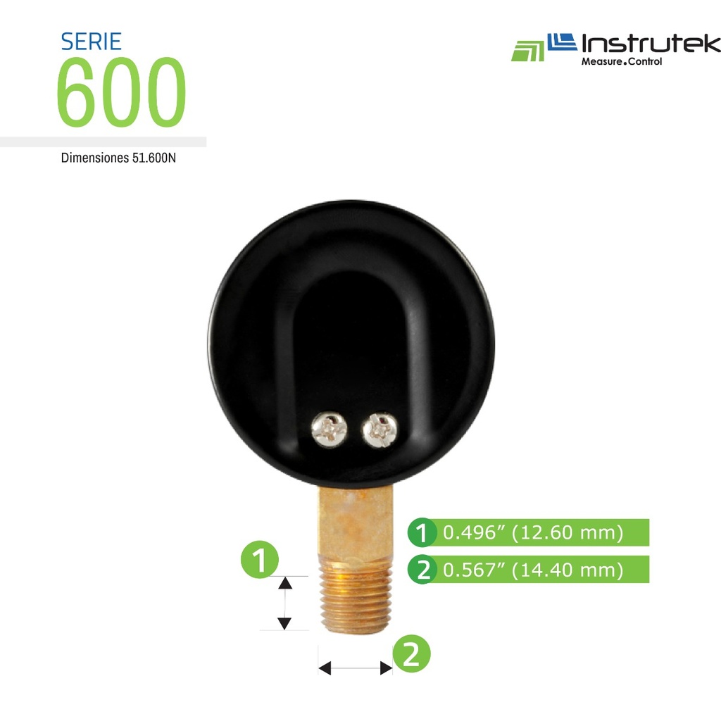 Manómetro Acetileno Oxicorte 60 Psi Y 4 Kg/cm2