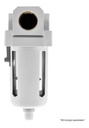 Filtro Separador De Agua Dren Automático, 145 Psi, Conex 1/2