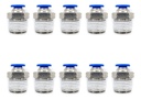 10 Pz De Conector/racor Rápido Neumático Recto 3/8 Npt X 6mm
