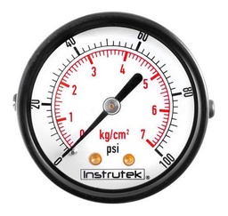 [51110100] Manómetro 2", estándar, 1/4" NPT, posterior, 100 psi-kg/cm2